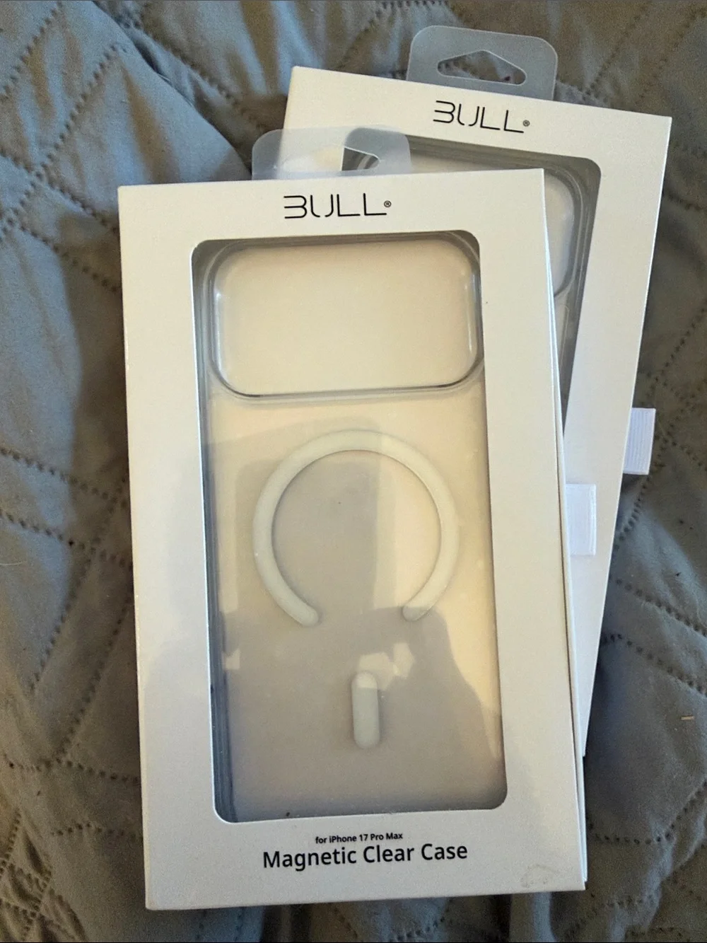 TWO Magnetic Clear Phone Cases for iPhone 17 Pro Max